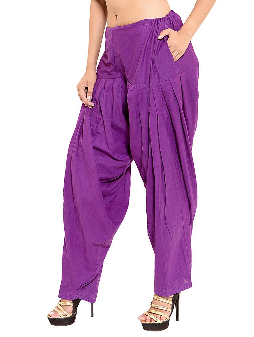 multi colored cotton combo salwars - 11119999 - Standard Image - 2