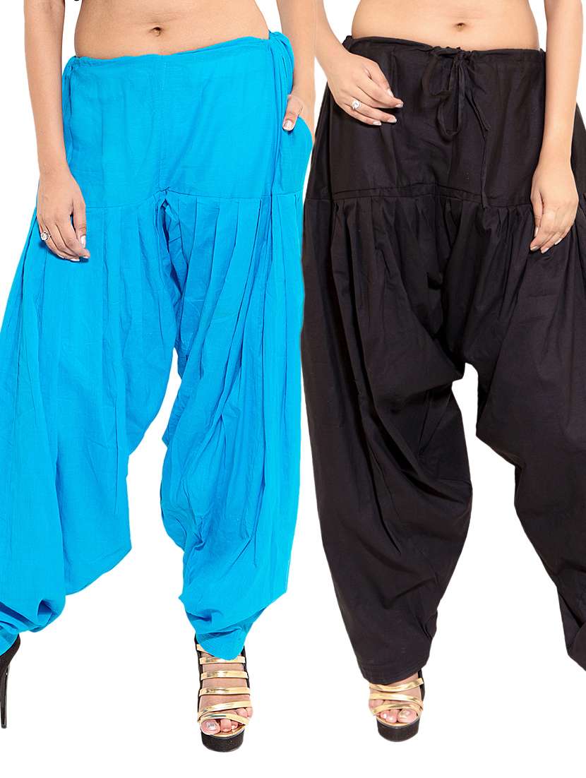 multi colored cotton combo salwars