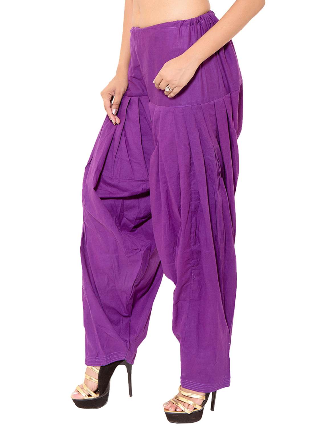 multi colored cotton combo salwars - 11120008 - Standard Image - 2