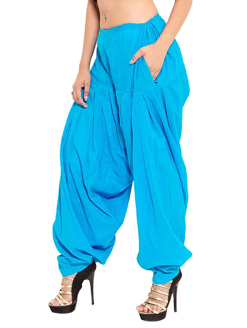 multi colored cotton combo salwars - 11120038 -  Standard Image - 2