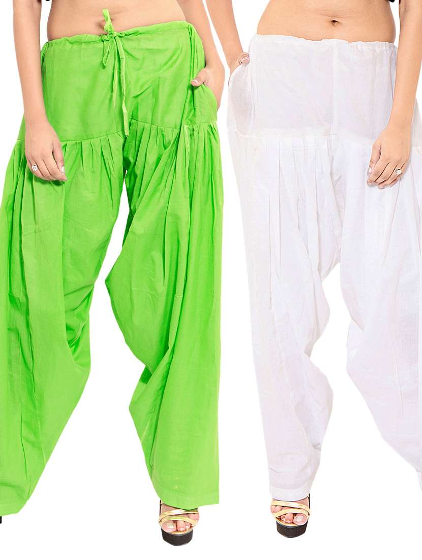 multi colored cotton combo salwars