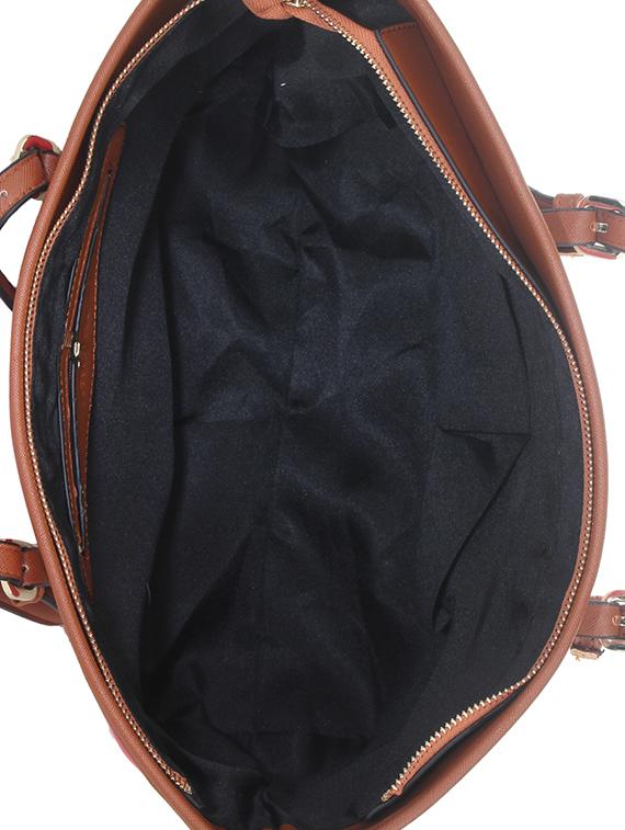 multi coloured leatherette tote - 11131157 - Standard Image - 2