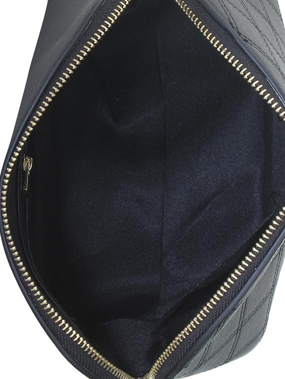black leatherette sling bag - 11131433 - Standard Image - 2