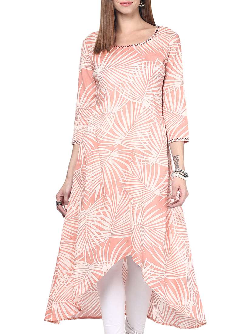 multi colored cotton kurta