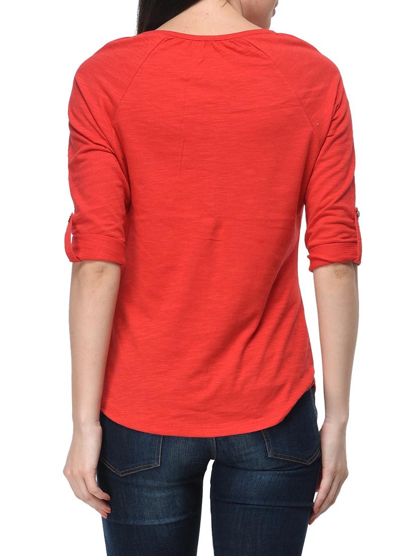 red cotton top - 11140516 - Standard Image - 2