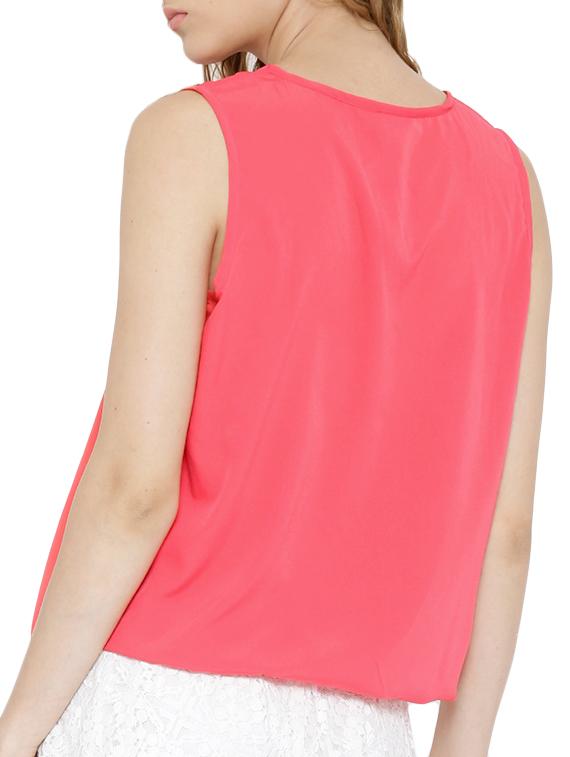 women's a line round neck top - 11142829 - Standard Image - 2