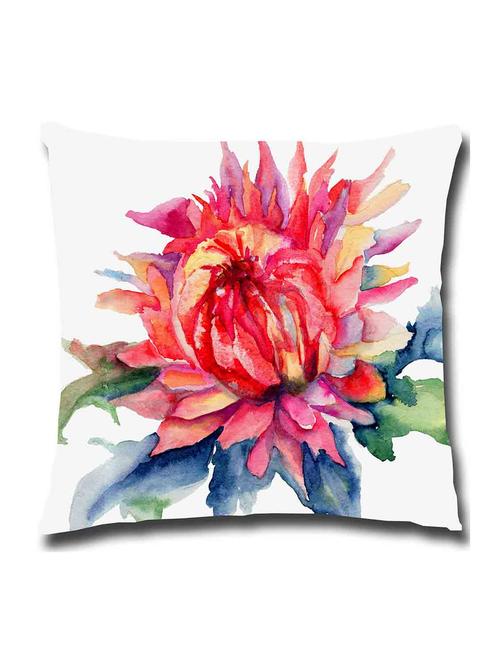 multicolored satin single cushion cover - 11155027 - Standard Image - 0