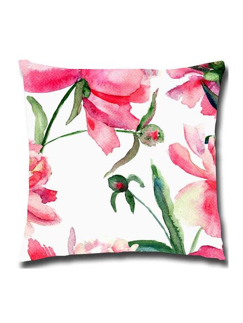 multicolored satin single cushion cover - 11155029 - Standard Image - 0