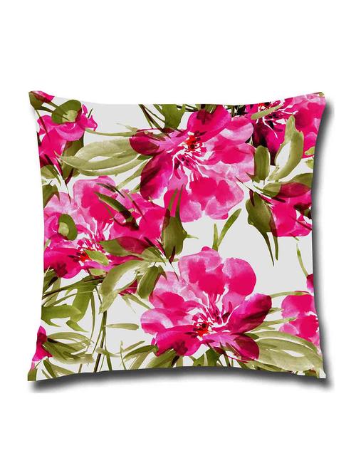 multicolored satin single cushion cover - 11155031 -  Standard Image - 0
