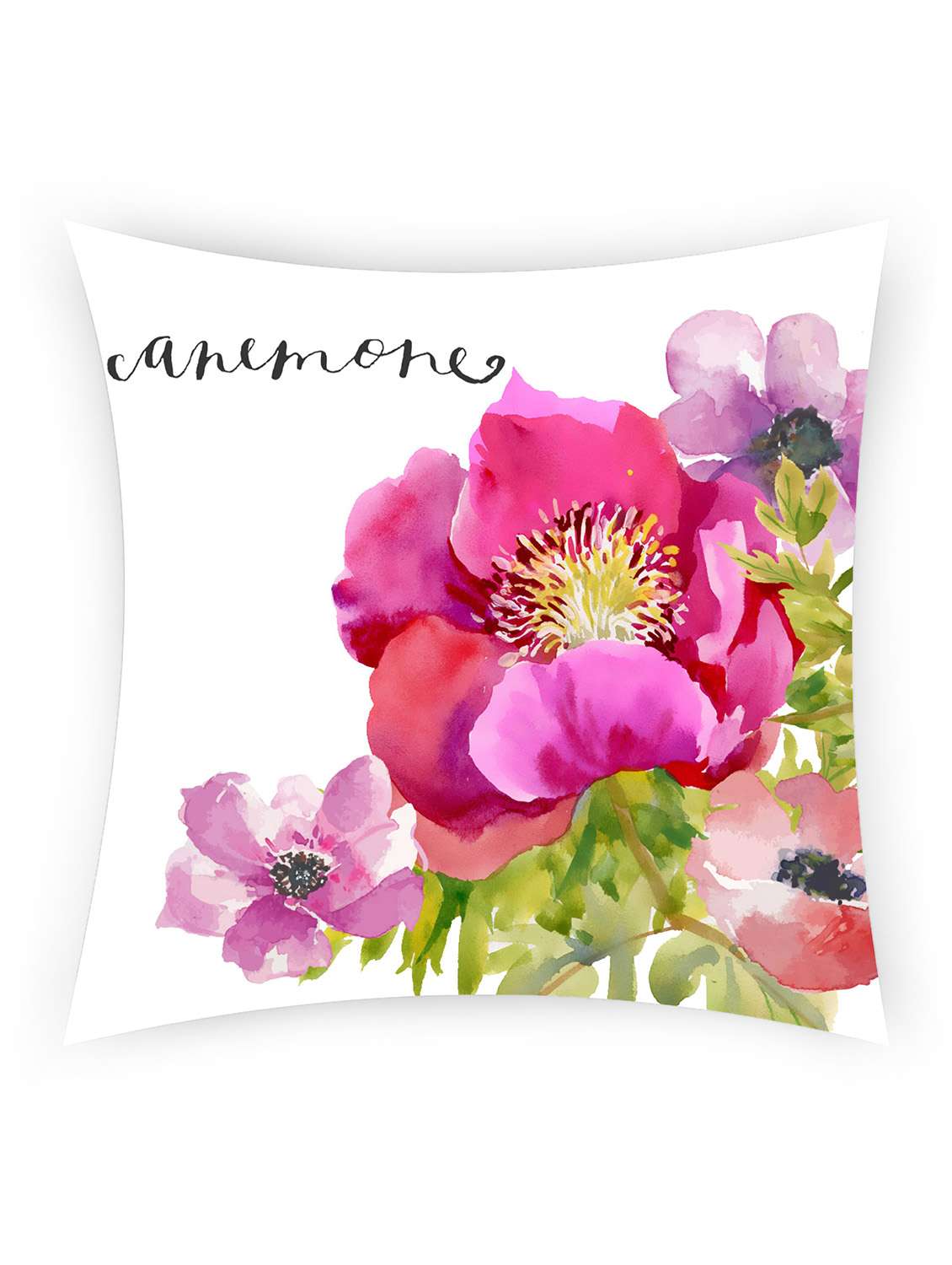 multicolored satin single cushion cover