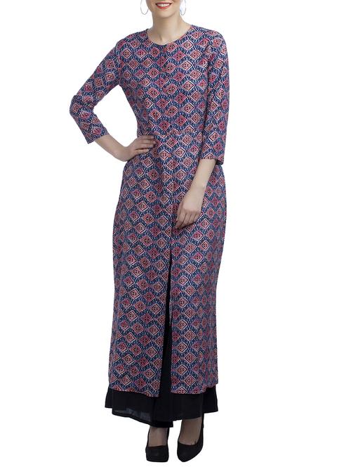 women's front slit kurta - 11167160 - Standard Image - 0