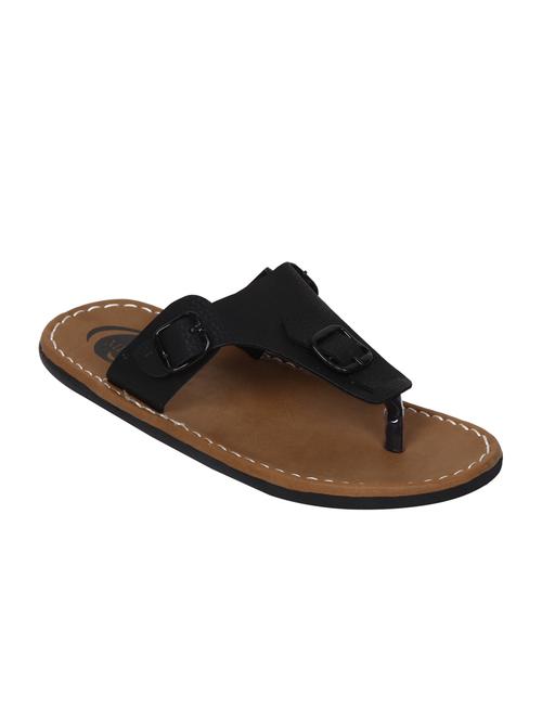 brown leatherette sandals - 11174142 - Standard Image - 0