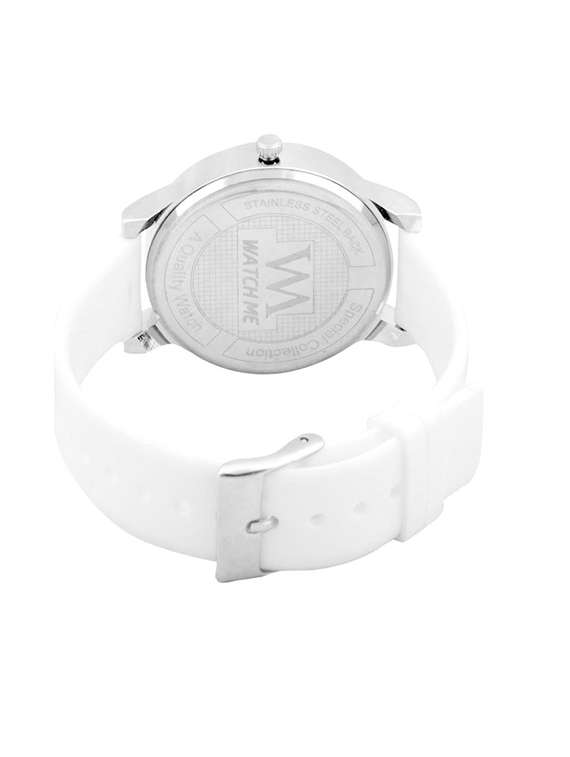 white  wrist watch - 11195760 -  Standard Image - 2