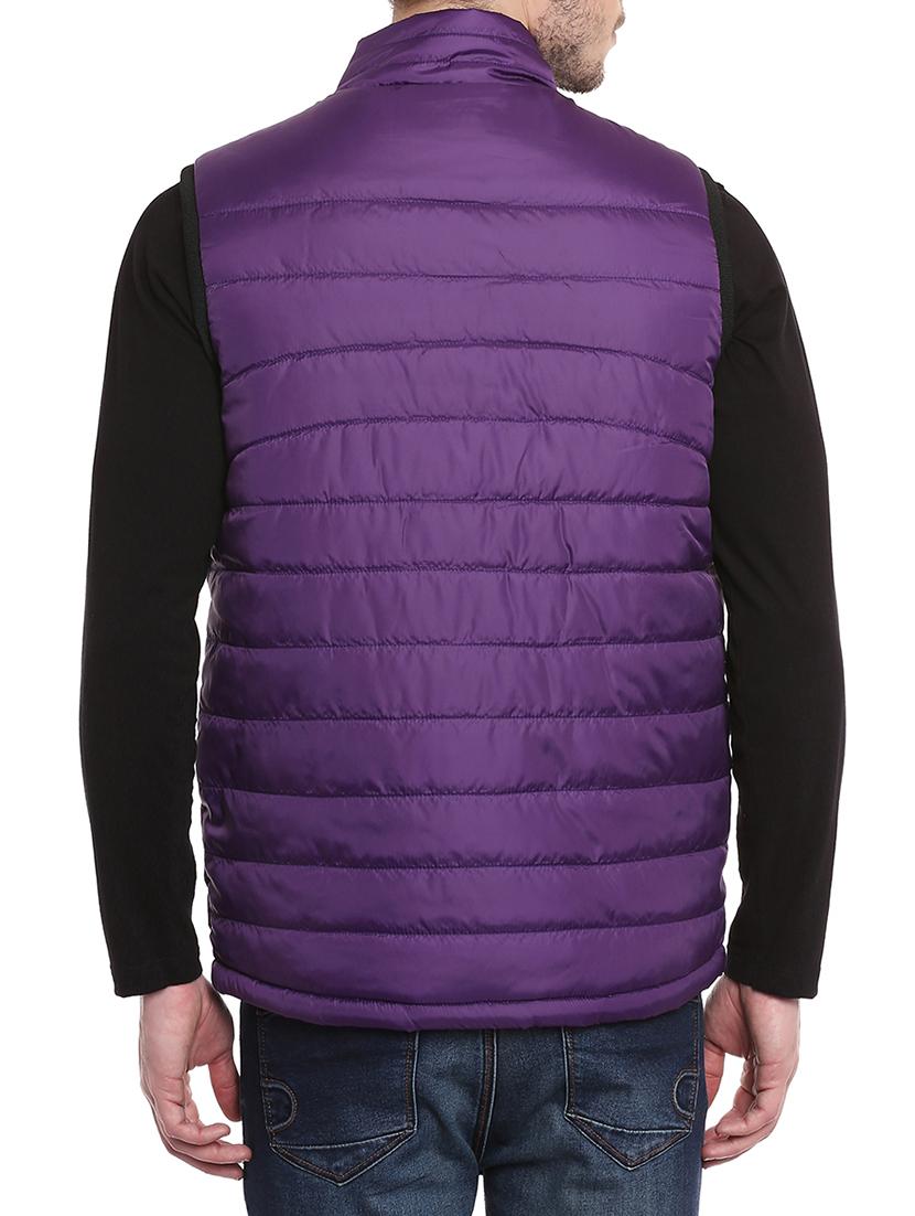 red nylon puffer jacket - 11205040 - Standard Image - 2