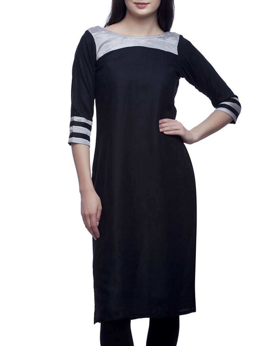 black viscose kurti