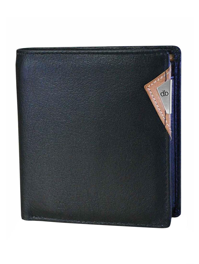 black & brown leather wallet - 11260749 -  Zoom Image - 0