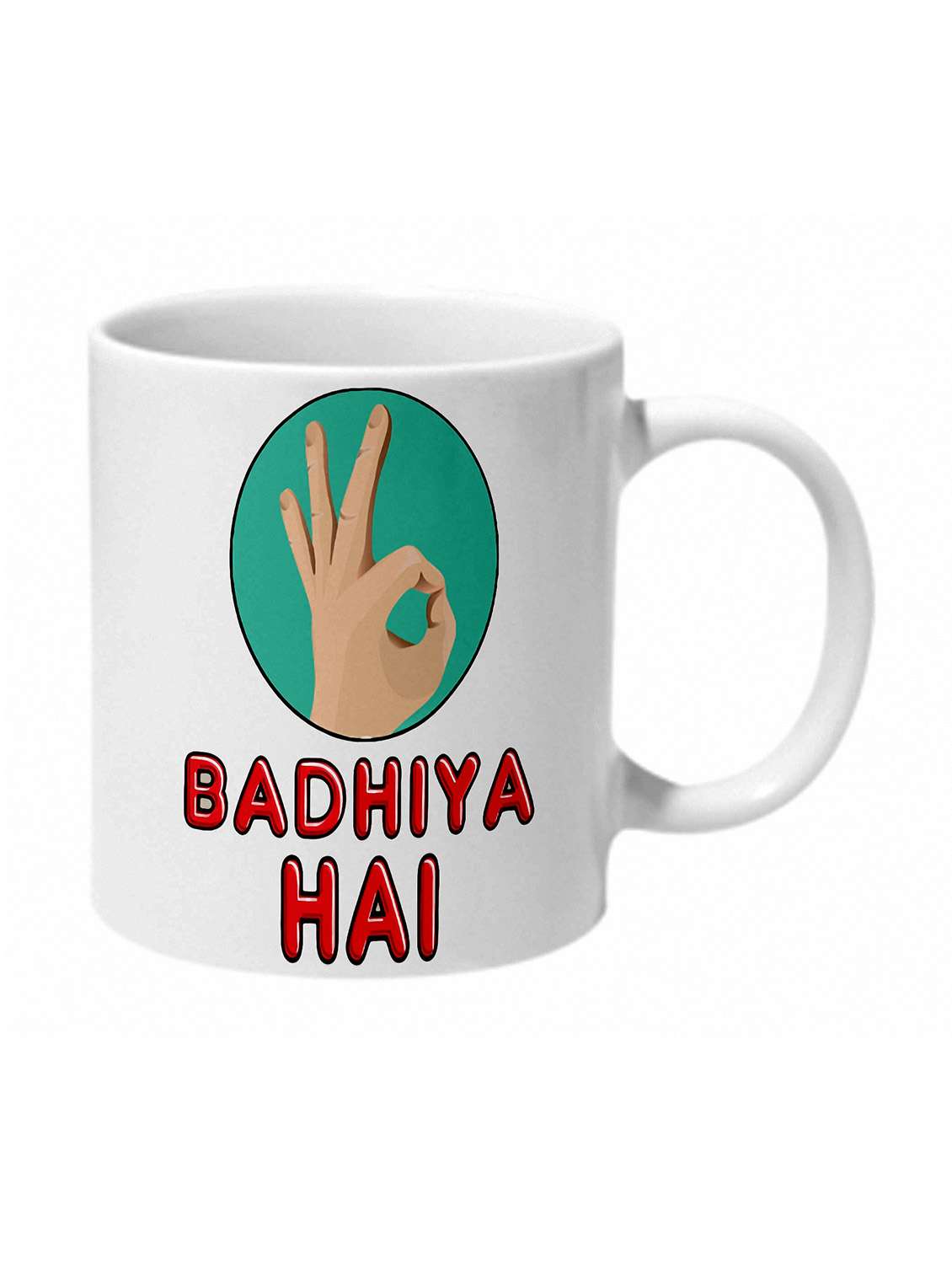 mooch wale desi style badhiya hai ceramic mug