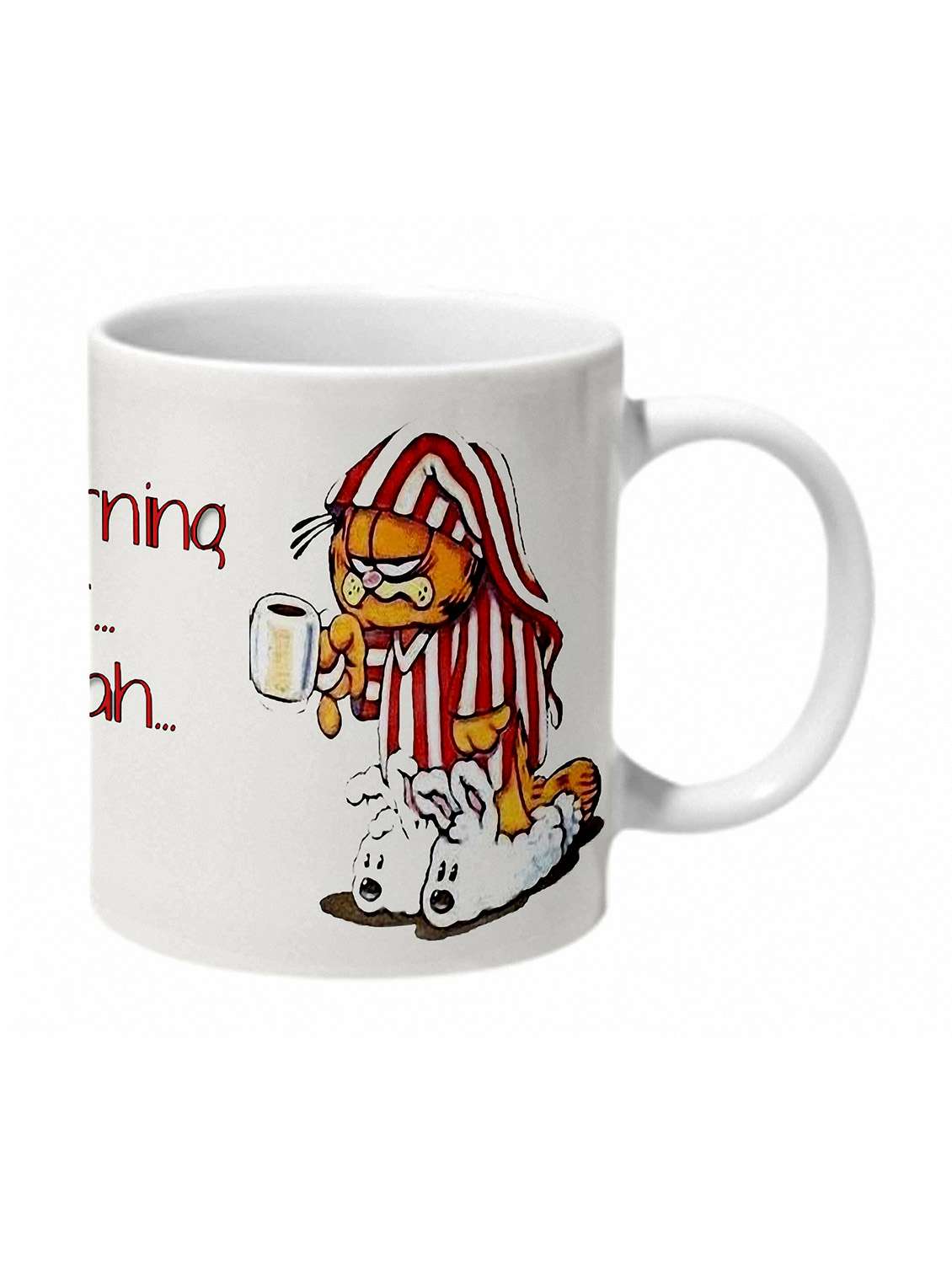 mooch wale good morning garfield ceramic mug