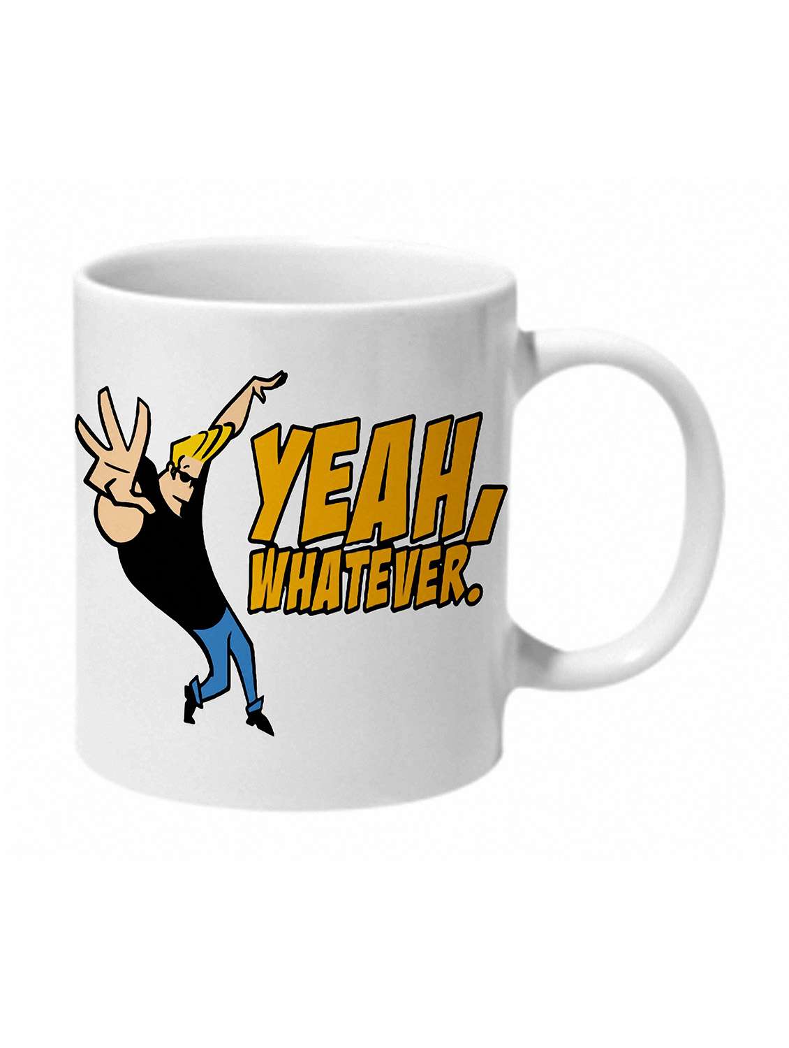 mooch wale johnny bravo yeah whatever ceramic mug