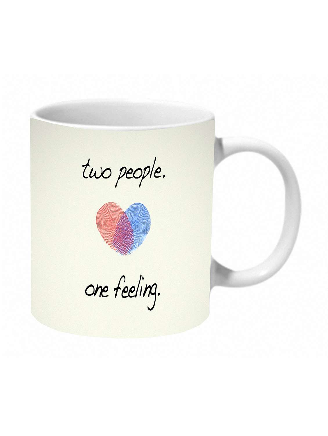 mooch wale two people one feeling ceramic mug