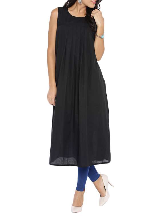 black cotton kurta