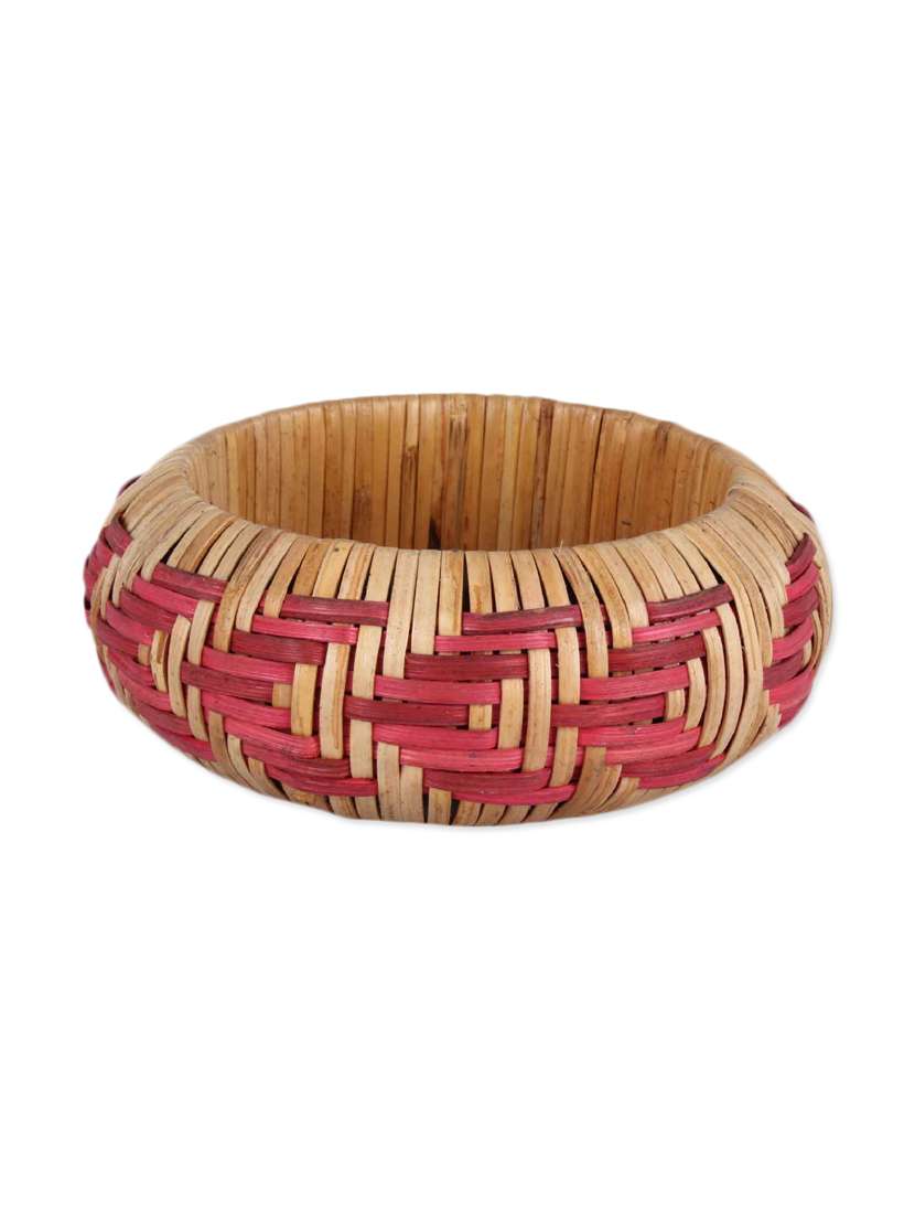 brown and pink bangle