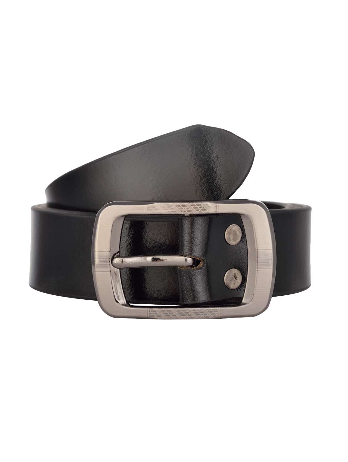 black color, leatherette belt