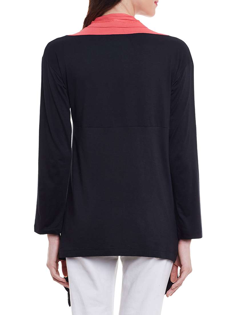 colour block shrug - 11360251 -  Standard Image - 2