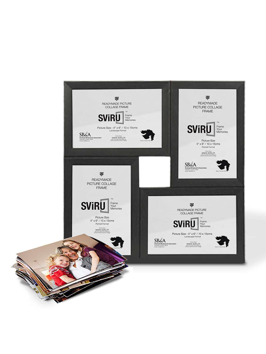 collage photo frame - 4" x 6"