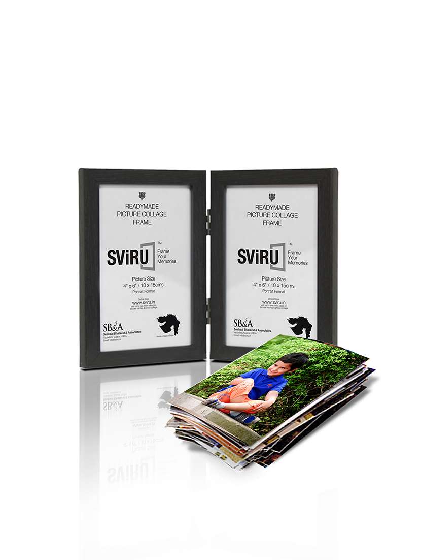 hinged/folding photo frame - 4" x 6"