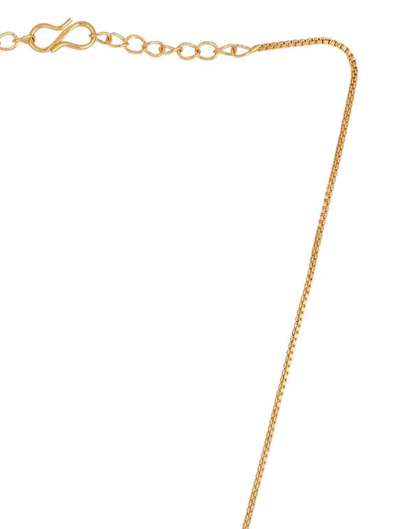 orange gold plated pendant and earrings - 11369035 - Standard Image - 2