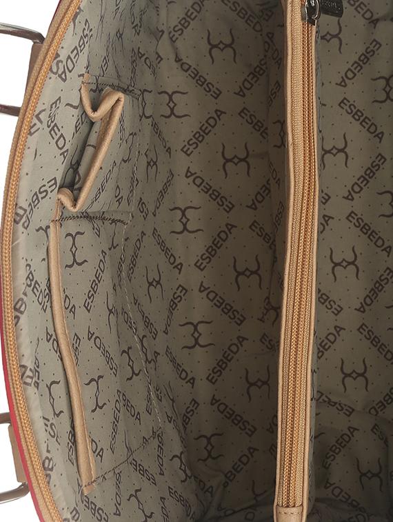 beige faux leather handbag - 11369663 - Standard Image - 2