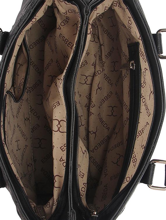 black faux leather handbag - 11369667 - Standard Image - 2