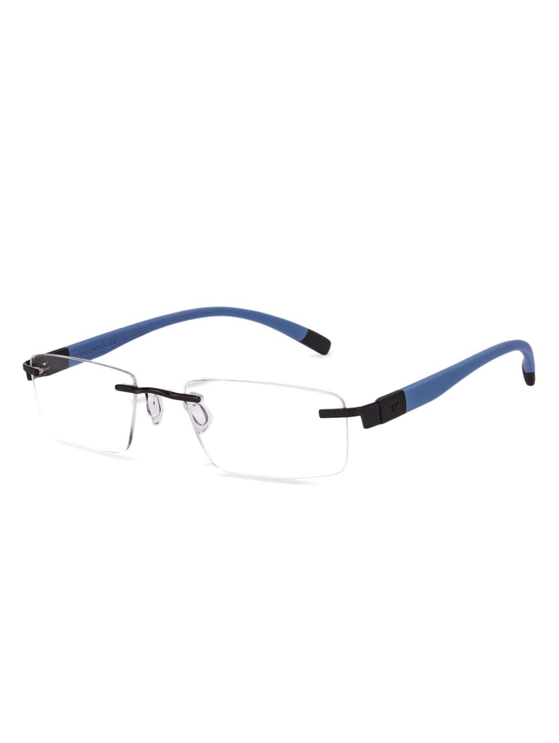 Buy online Vincent Chase Full Rimless Blue Eyeglass from Eyewear