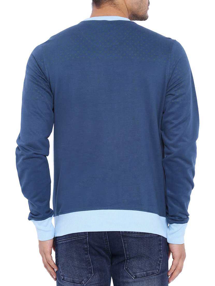blue cotton sweatshirt - 11421038 -  Standard Image - 2