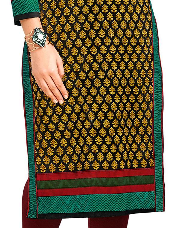 multi colored cotton dress material - 11423709 - Standard Image - 2