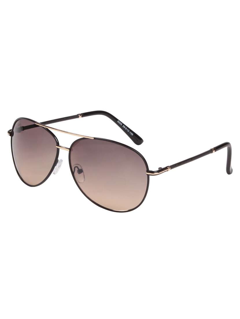 brown color, oval frame sunglasses - 11425647 -  Standard Image - 2
