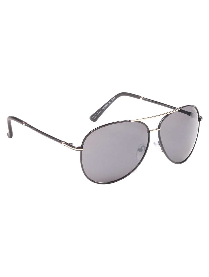 grey color, oval frame sunglasses - 11425649 -  Standard Image - 2