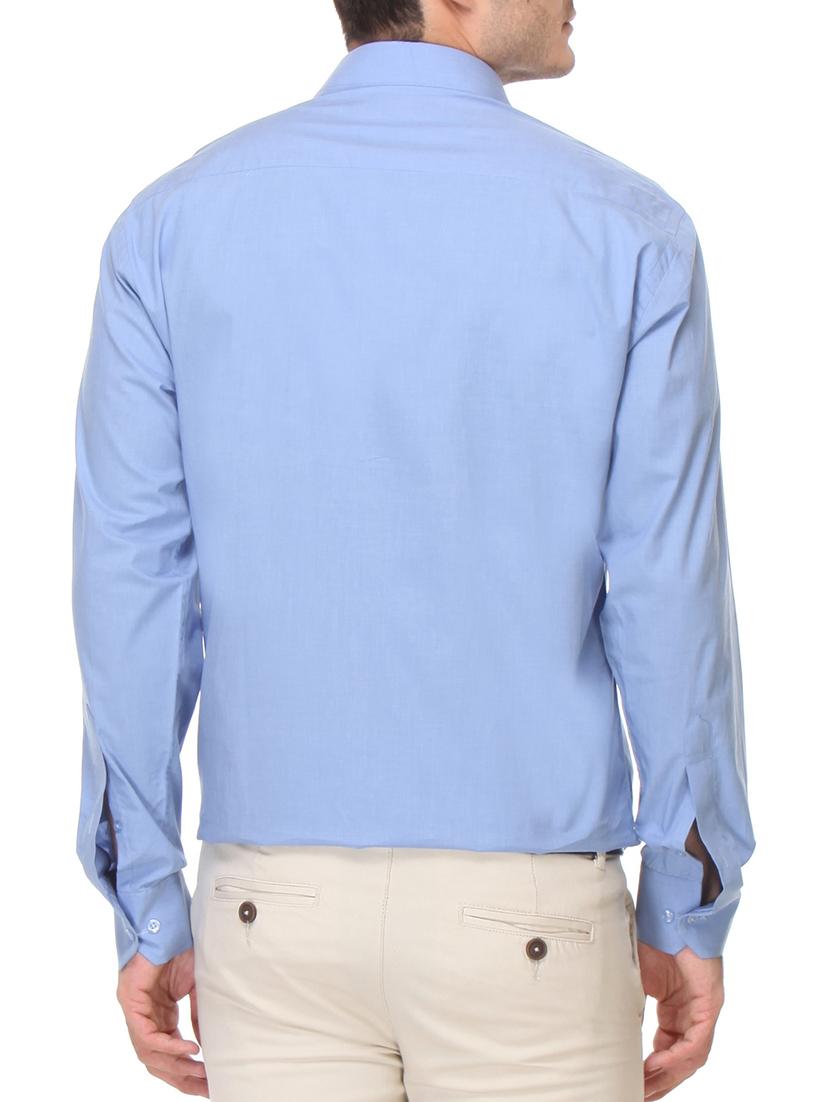 light blue cotton formal shirt - 11439058 - Standard Image - 2
