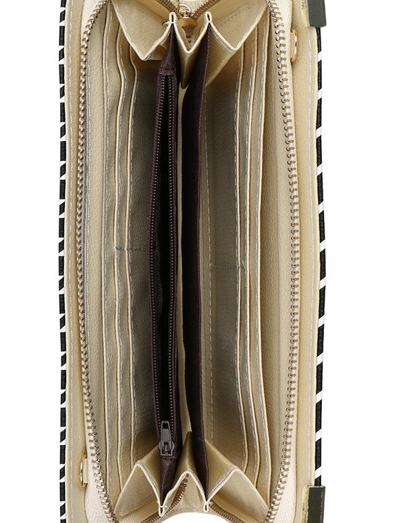 black leatherette clutch - 11458902 - Standard Image - 2