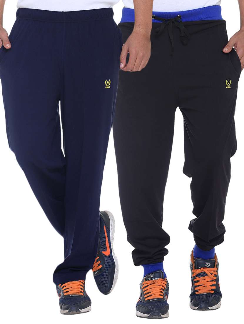 multi colored cotton  ankle length track pant