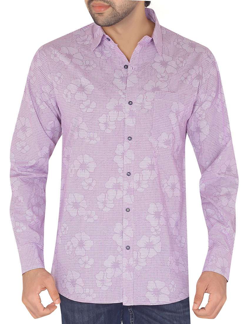 giza pink jigger jacquard shirt