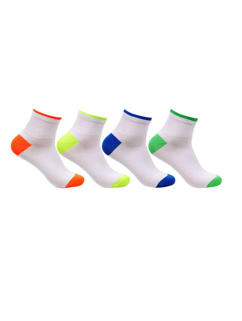 multi colored cotton socks set of 4