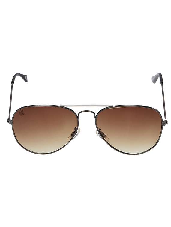 brown color, aviator sunglass