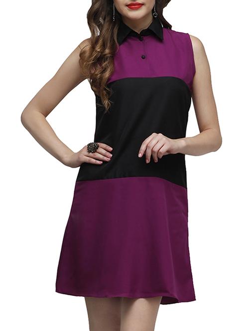 women's shift color block dress - 11478939 - Standard Image - 0