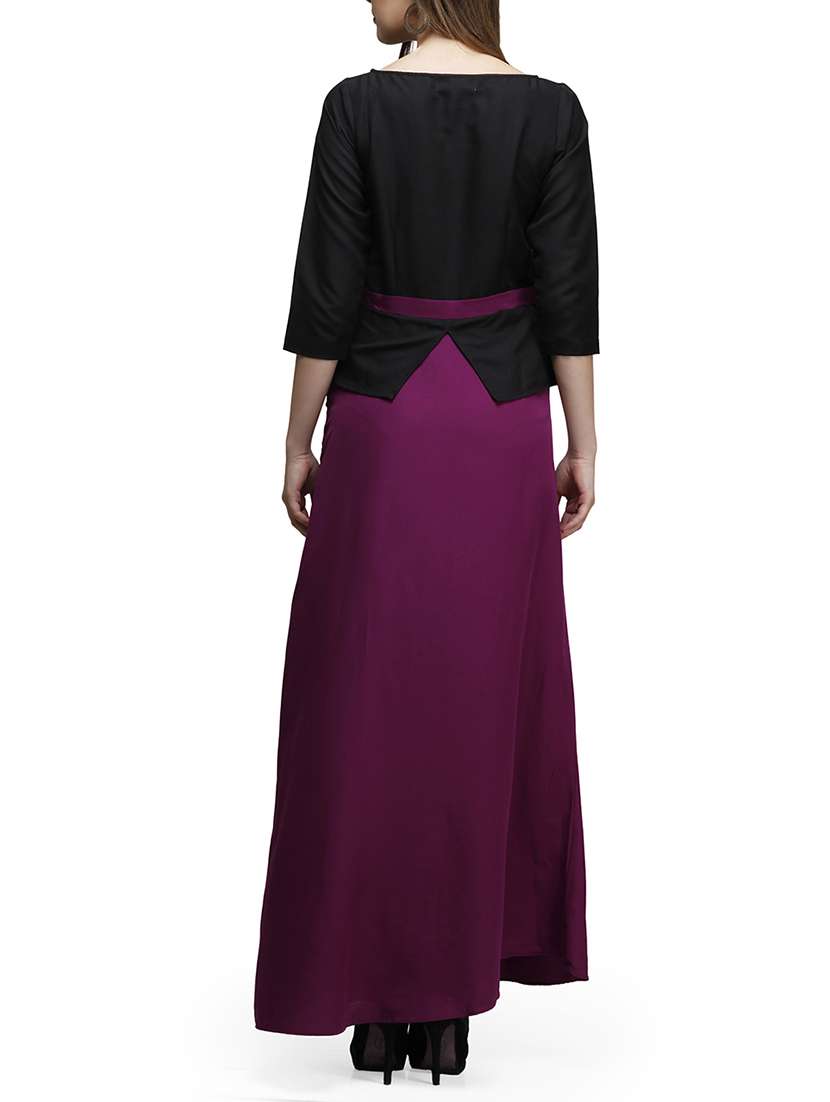 women's color block dress - 11478956 - Standard Image - 2