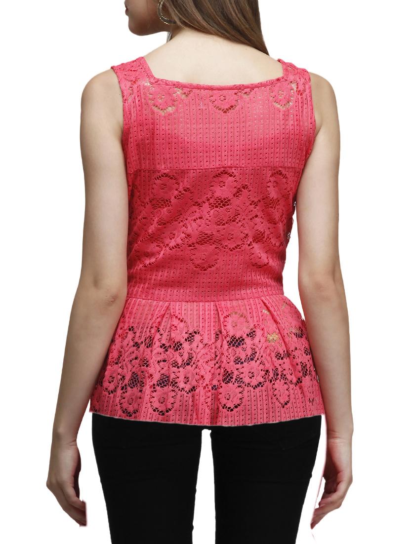 women's self design square neck top - 11478970 - Standard Image - 2