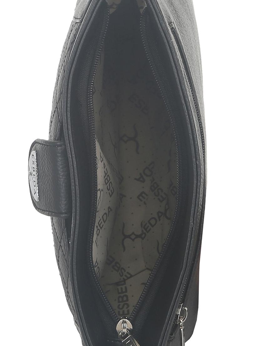 black solid regular sling bag - 11507251 - Standard Image - 2