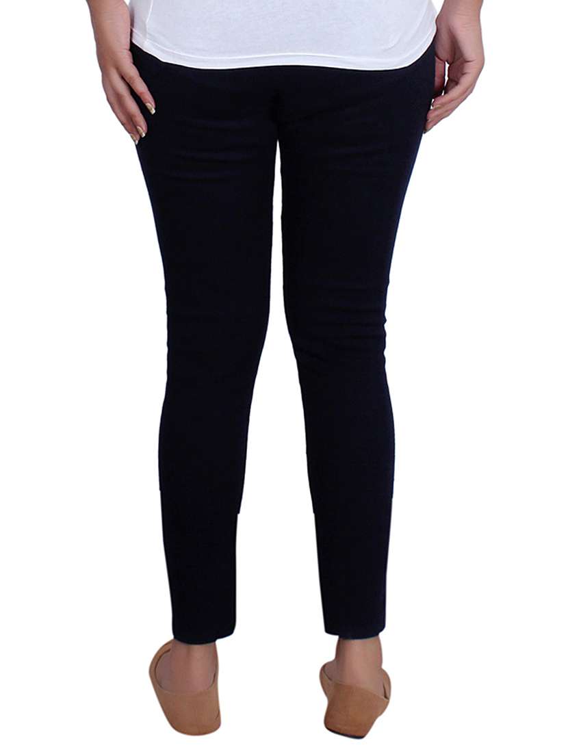 navy blue color, cotton legging - 11512325 - Standard Image - 2