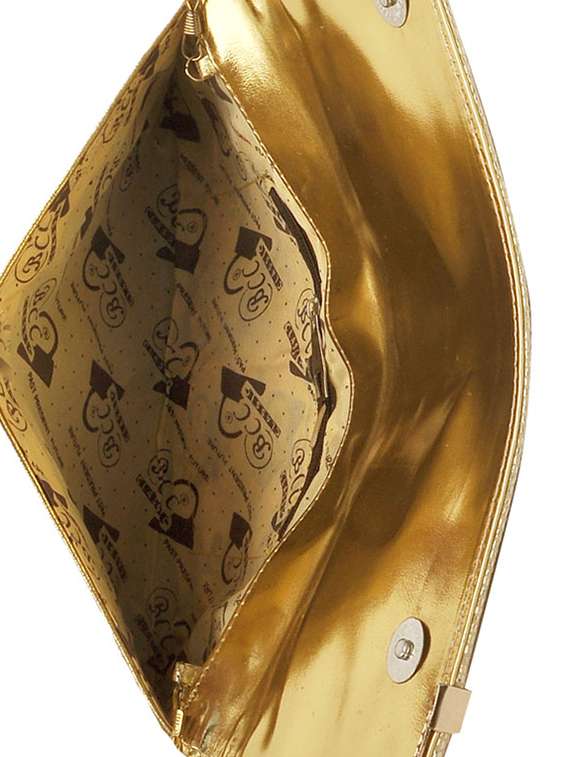 gold leatherette sling bag - 11512544 - Standard Image - 2